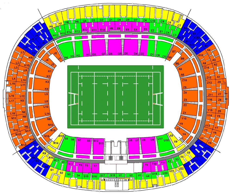 places Stade de France à Saint-Denis